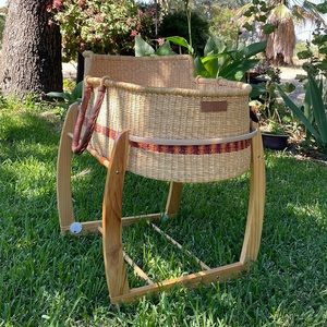 Baby Moses basket with stand